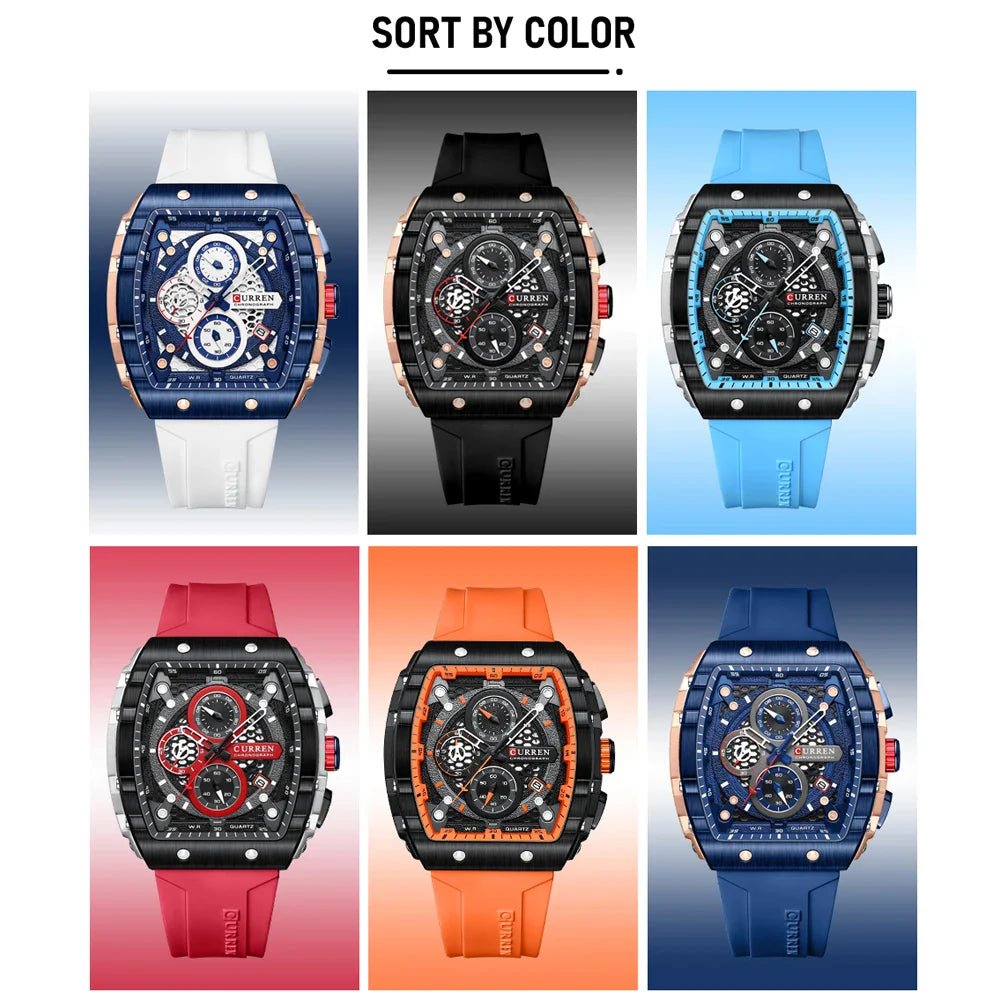 The Monolith Square - Luxury Men's Quartz Watch