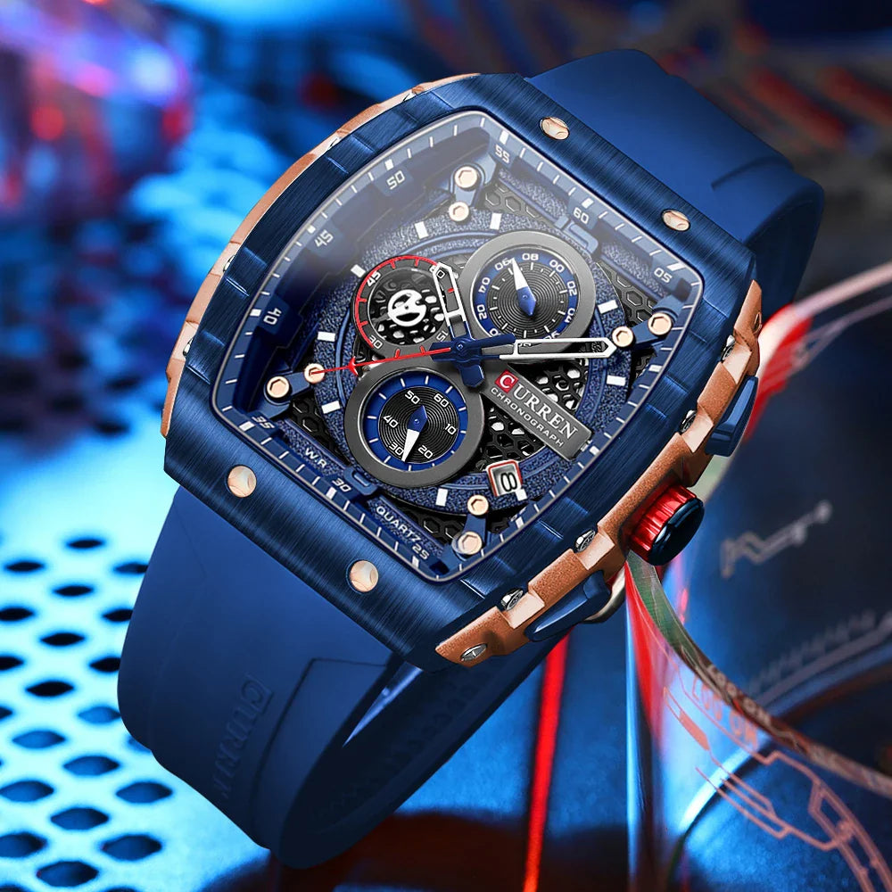 The Monolith Square - Luxury Men's Quartz Watch